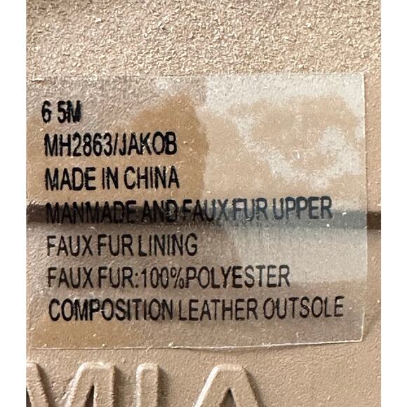 MIA Jakob Boots Booties fur Stone ZipperSize 6.5 M NWT - Picture 8 of 8